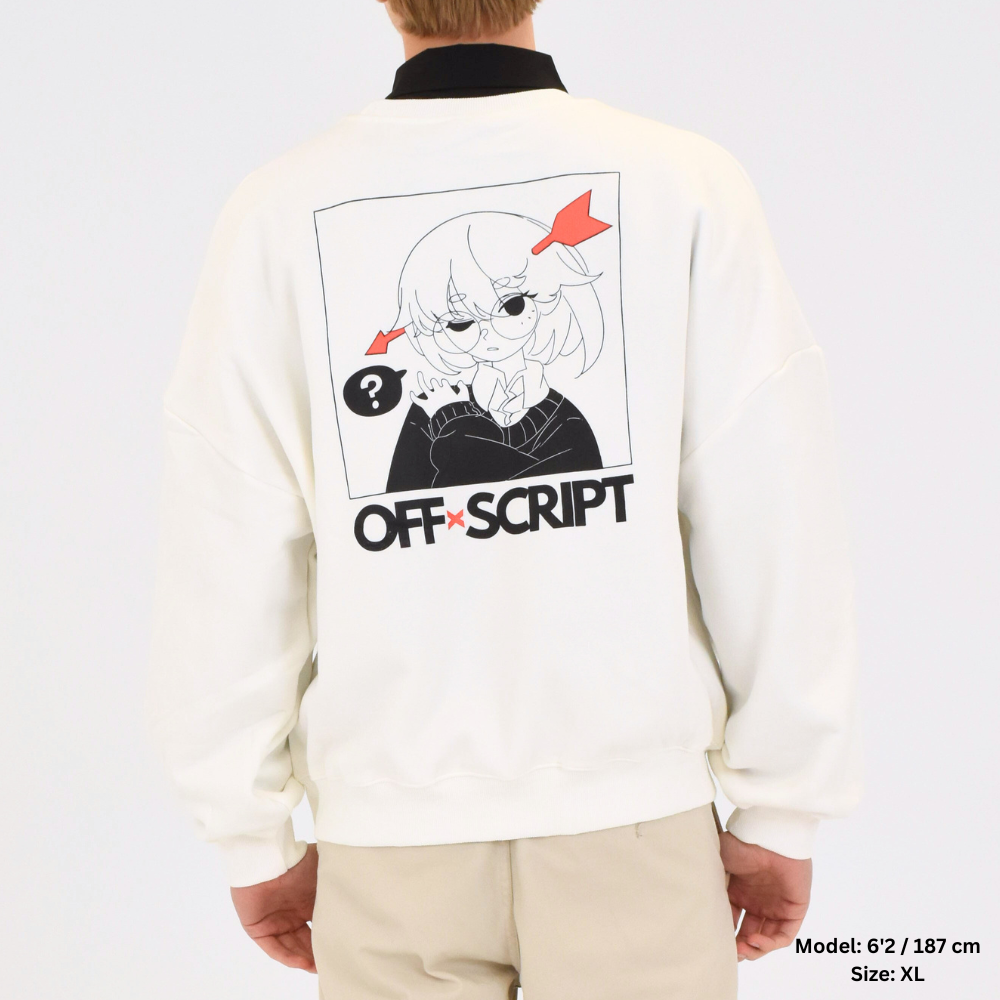 Off buy white sweater