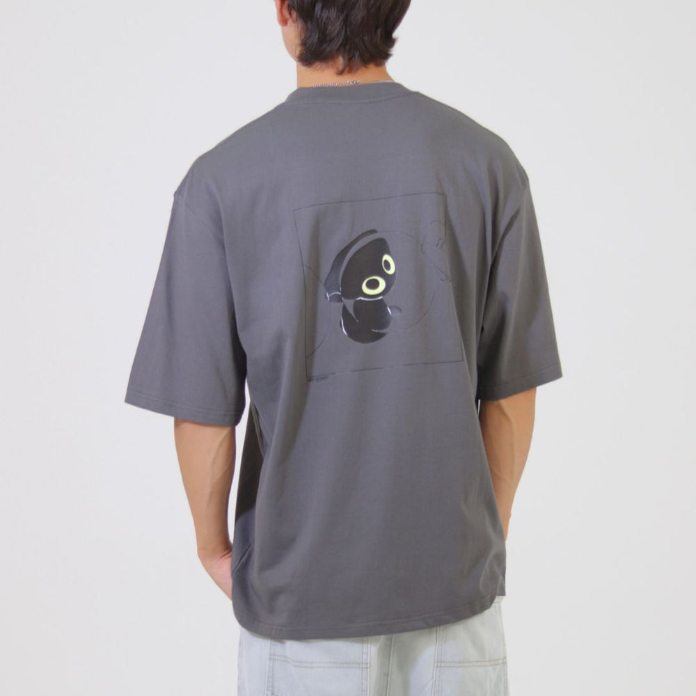 OFFSCRIPT レイジーキャット Tシャツ