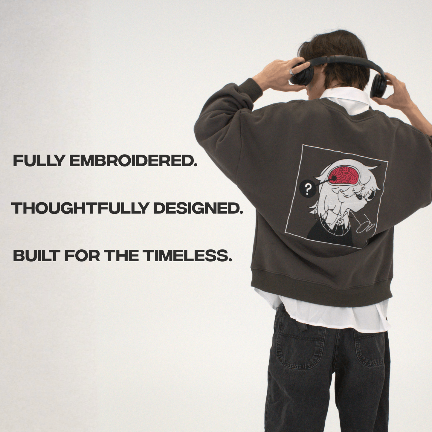 Fully Embroidered Sweater