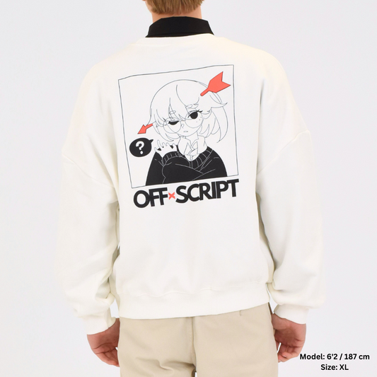 OFF SCRIPT White Sweater