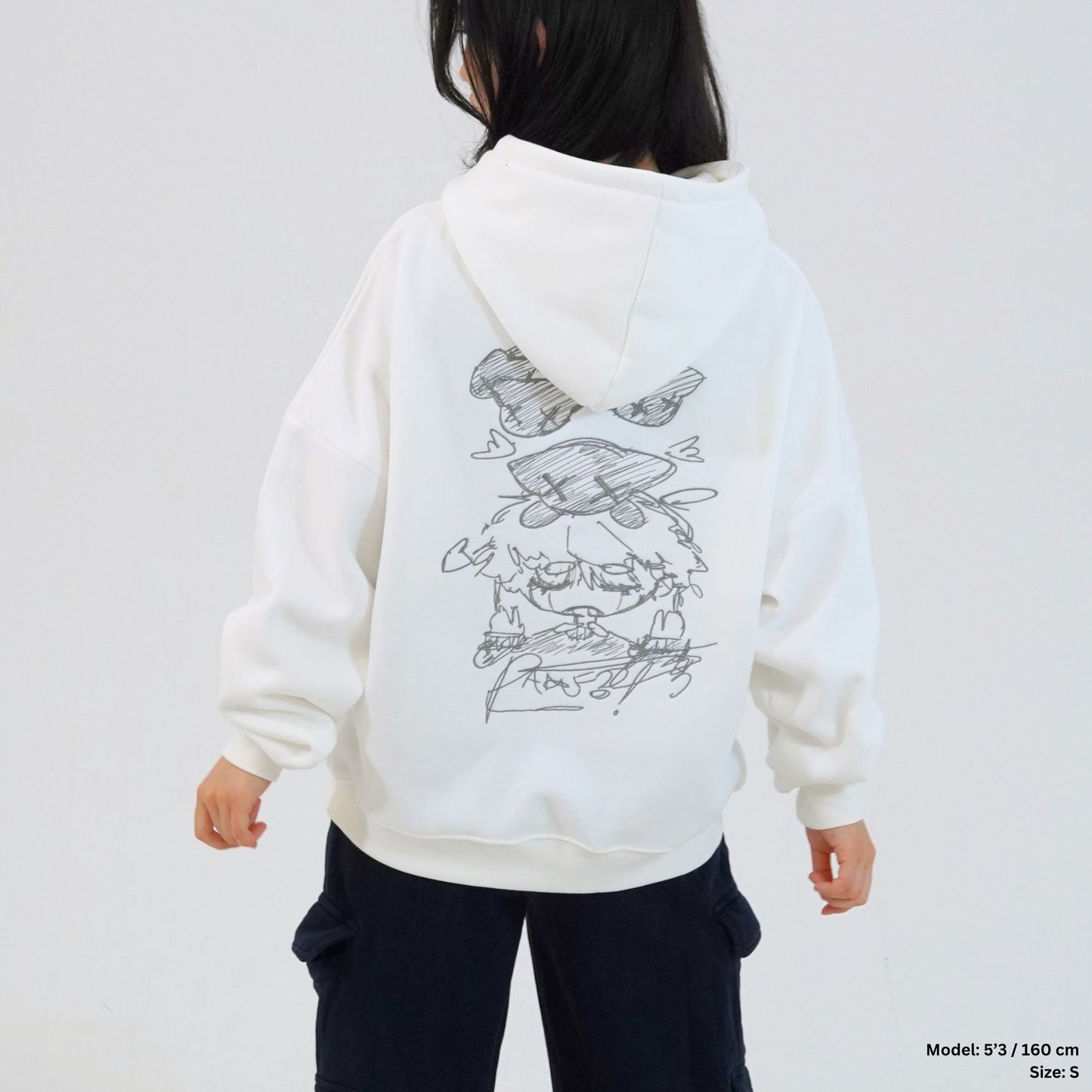 White Hoodie X.X