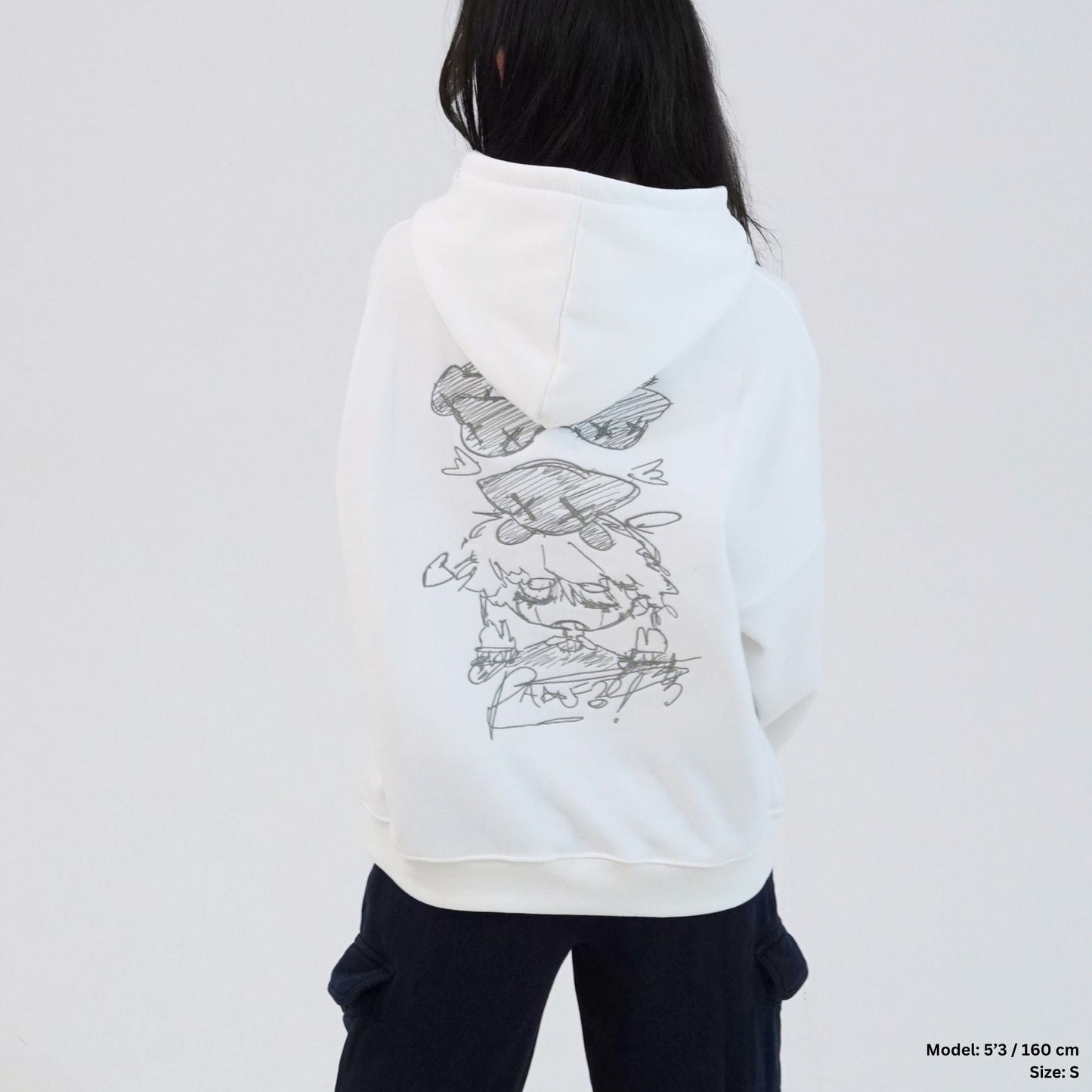 White Hoodie X.X
